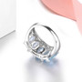 marquise sky blue topaz and white zircon ring in rhodium over 925 sterling silver