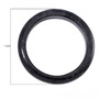 full view of black jade bangle bracelet