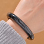 black jade bangle bracelet