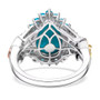 sleeping beauty turquoise apatite and multi color diamond tri tone halo ring in sterling silver undergallery