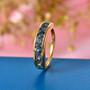 montana sapphire round channel set band ring in 18k vermeil yellow gold over sterling silver live studio