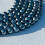 black baroque tahitian pearl rhodium over sterling silver bracelet 8-10mm