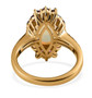 ethiopian opal rhodolite garnet and zircon 18k yellow gold over sterling silver halo ring