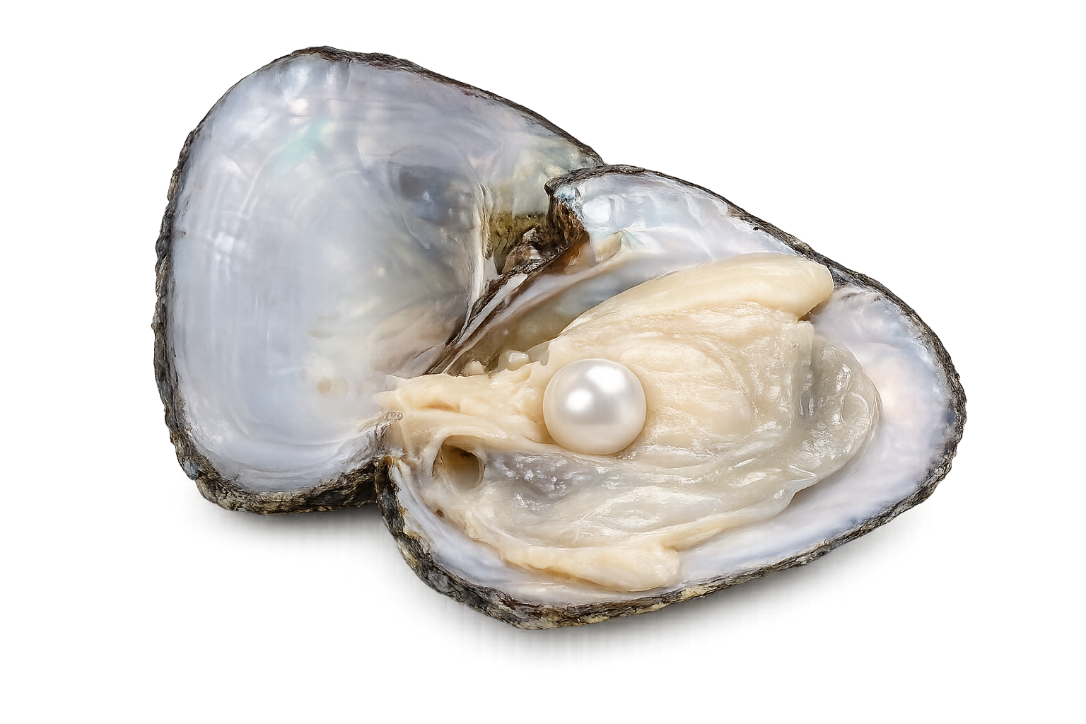 Freshwater Pearl in oyster