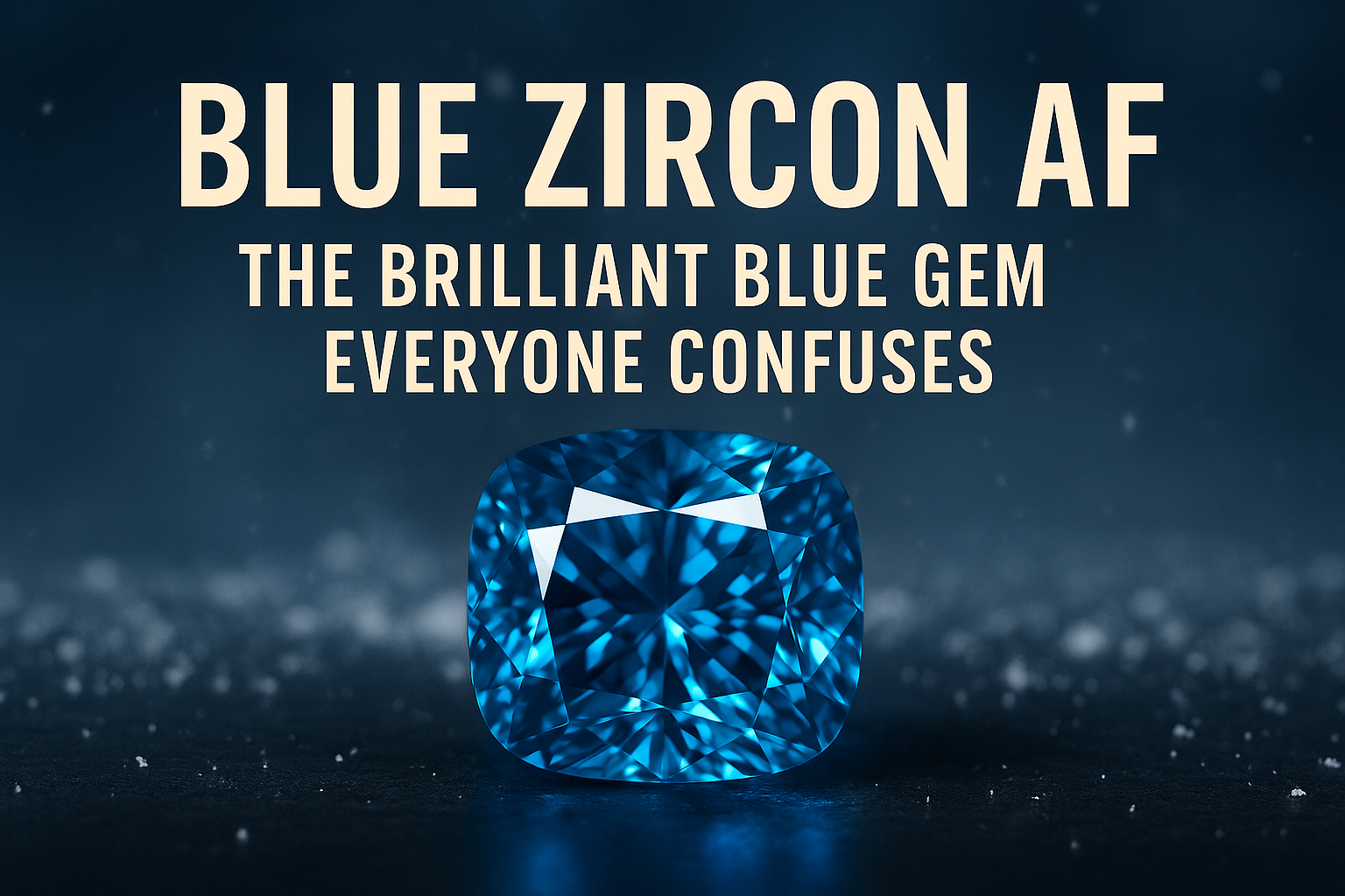 Blue Zircon AF: The Brilliant Blue Gemstone Everyone Confuses