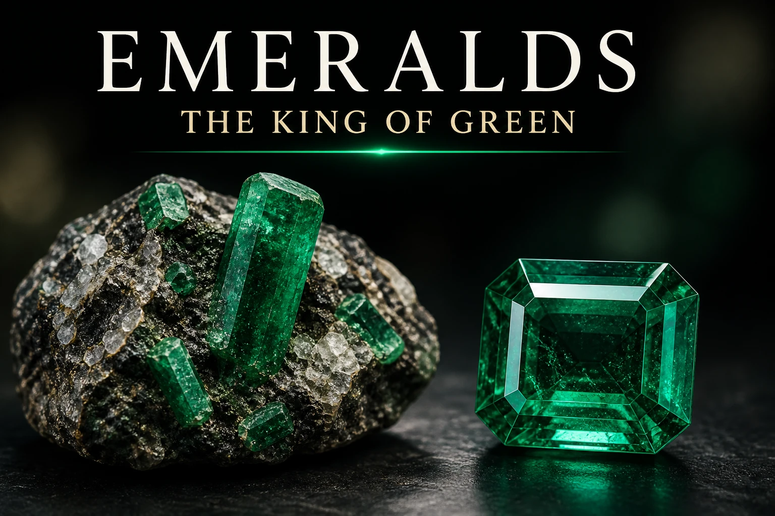 Emeralds: The King of Green Gemstones — Beauty, Origin & What Makes Them Unique