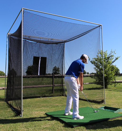 5 Star High Velocity Commercial Golf Cage 10' x 10' x 10