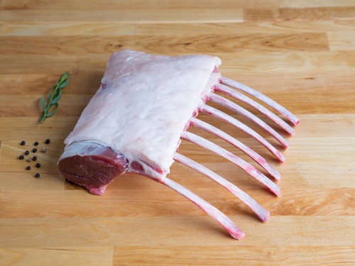 Butcher's Cut Cap-On Rack of Lamb (Frenched) Butcher's Cut Cap-On Rack of Lamb (Frenched)