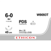 Ethicon PDS II Sutures USP 6-0 (45cm) W9093T