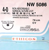 Ethicon Mersilk Sutures USP 4-0 (76cm) NW5086