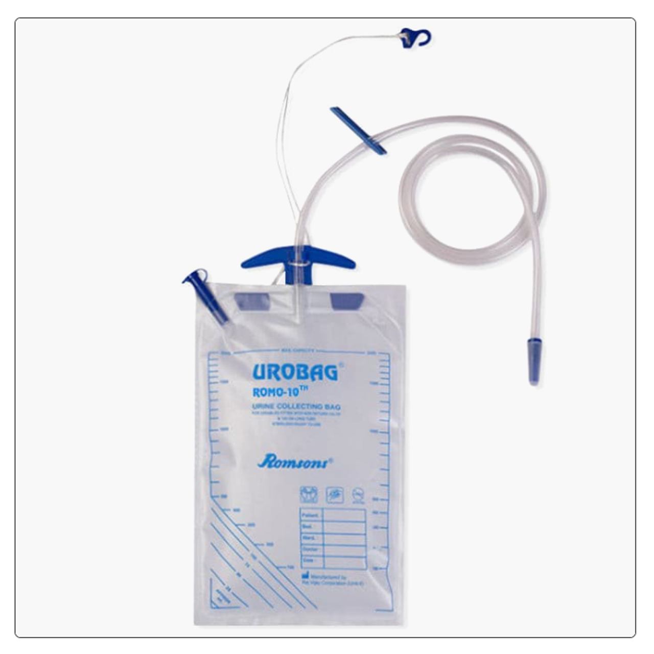 Hollister Urinary Leg Bag with Anti-Reflux Valve - Sterile, 900 mL - Simply  Medical