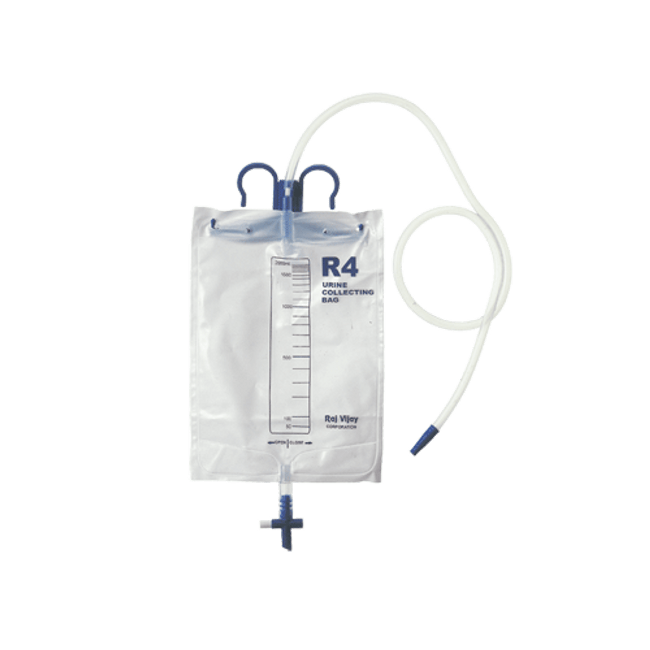 2000ml Urinary Drainage Bag with Anti-Reflux Chamber, 48