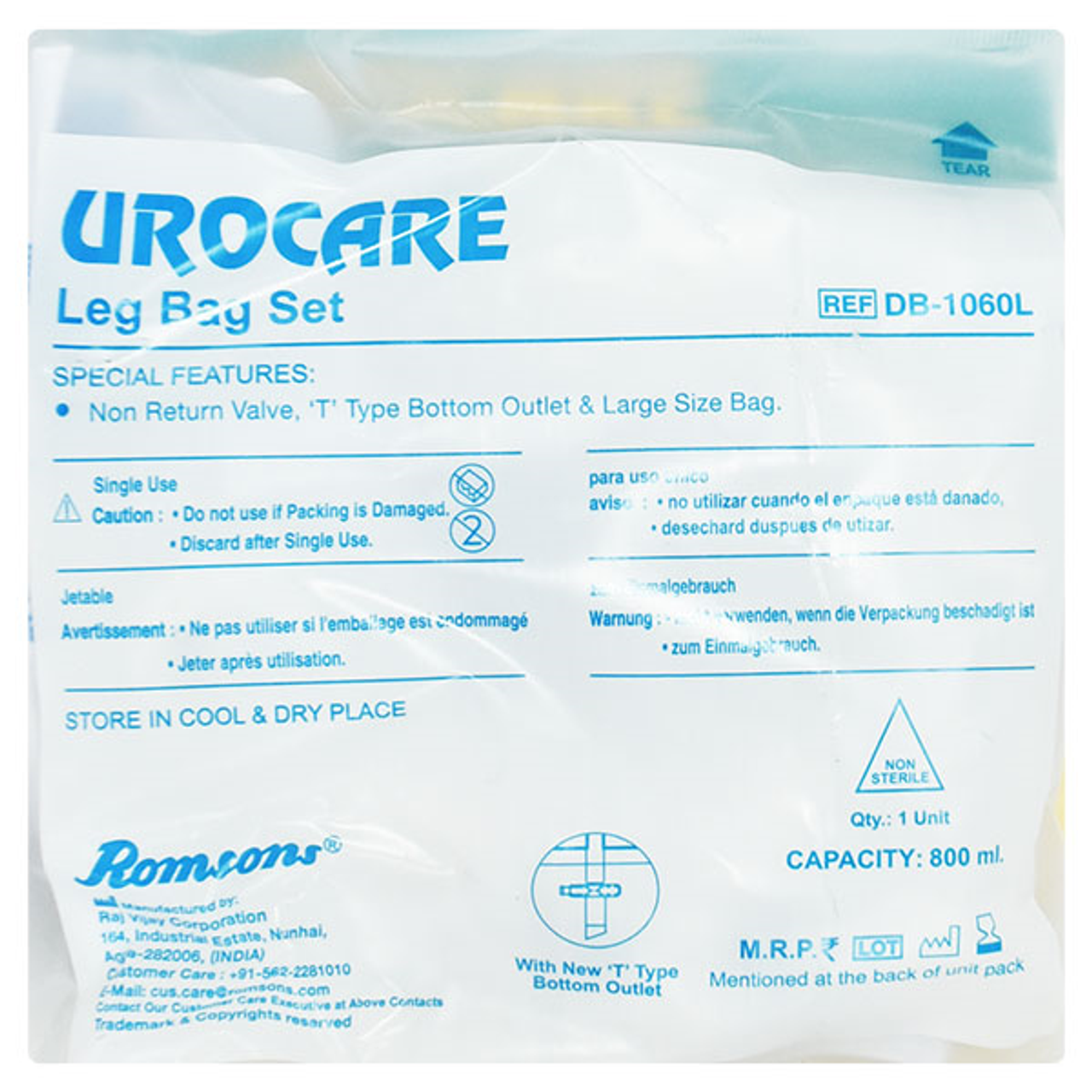 Romsons Urine Bag Price Starting From Rs 29/Unit. Find Verified Sellers in  Coimbatore - JdMart