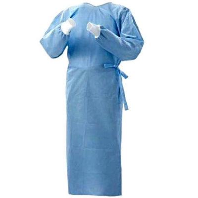 Surgical Reinforced Wraparound Gown - SMMS Medium (Sterile)