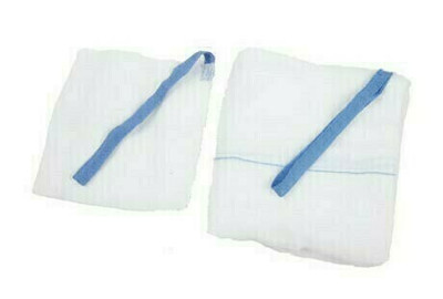 Abdominal Pad/Mop/Laparotomy Sponge 25cm x 25cm x 12ply - Sterile with x-ray line