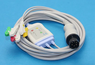 3 & 5 Lead ECG Cable For All Multipara Monitor (Snap & Clip Type)