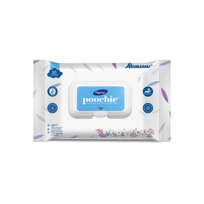 Dignity Poochie 100% Biodegradable Baby Wipes-30s (15X20)