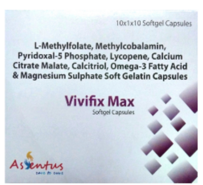 Vivifix Max Softgel Capsule (Strip of 10 Tab.)