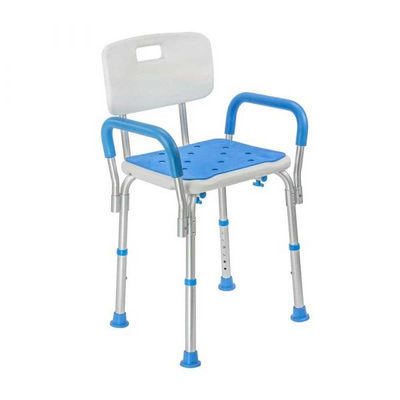 Shower Stool-Chair with Back