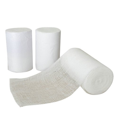 Buy Mowell Cotton Rolled Bandage 10cm x 4mtr mesh bandage for dressing, first Aid Box, crepe bandage, cotton bandage, dressing bandage