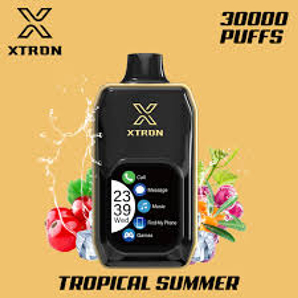 XTRON Tropical Summer disposable vape 30k puffs premium edition