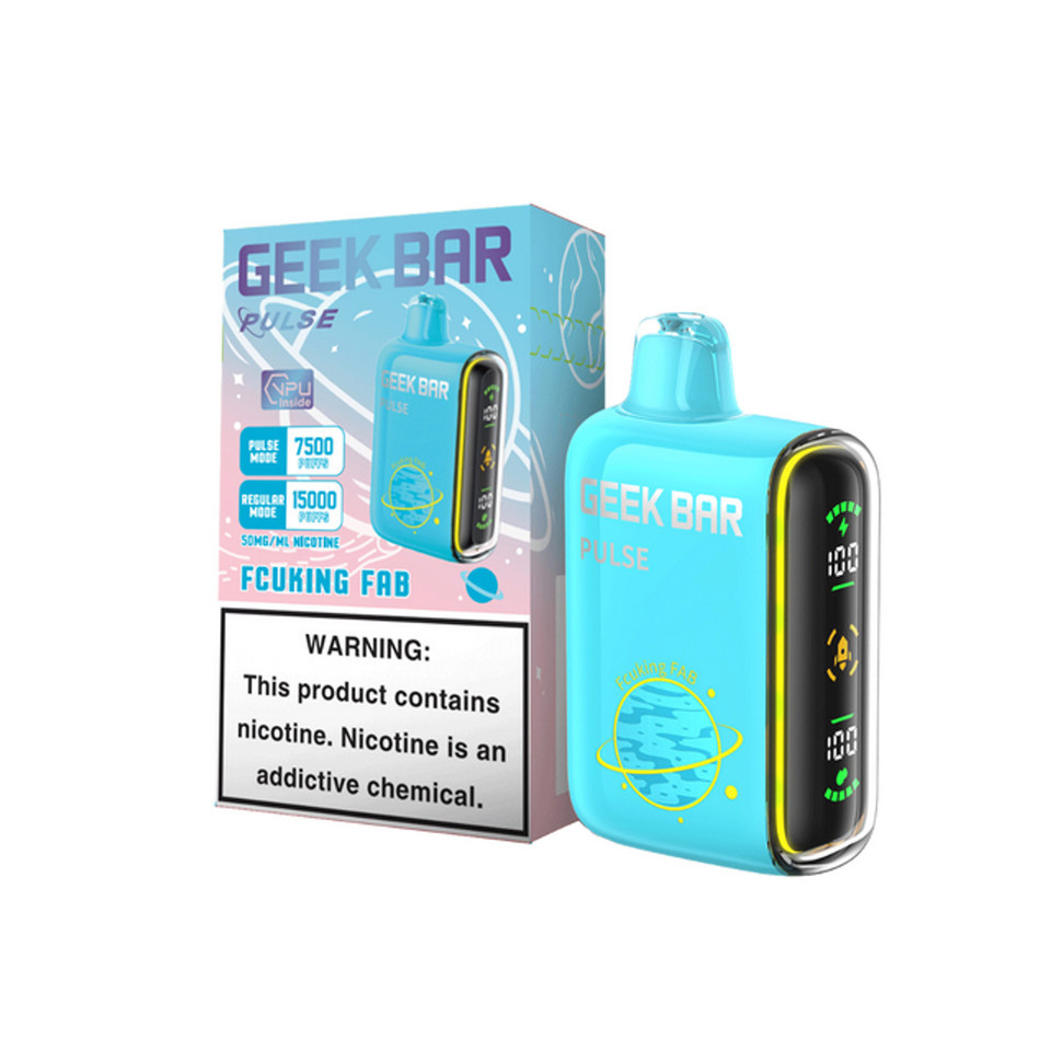 Premium rechargeable Geek Bar Pulse 16ml 15K Fcuking Fab