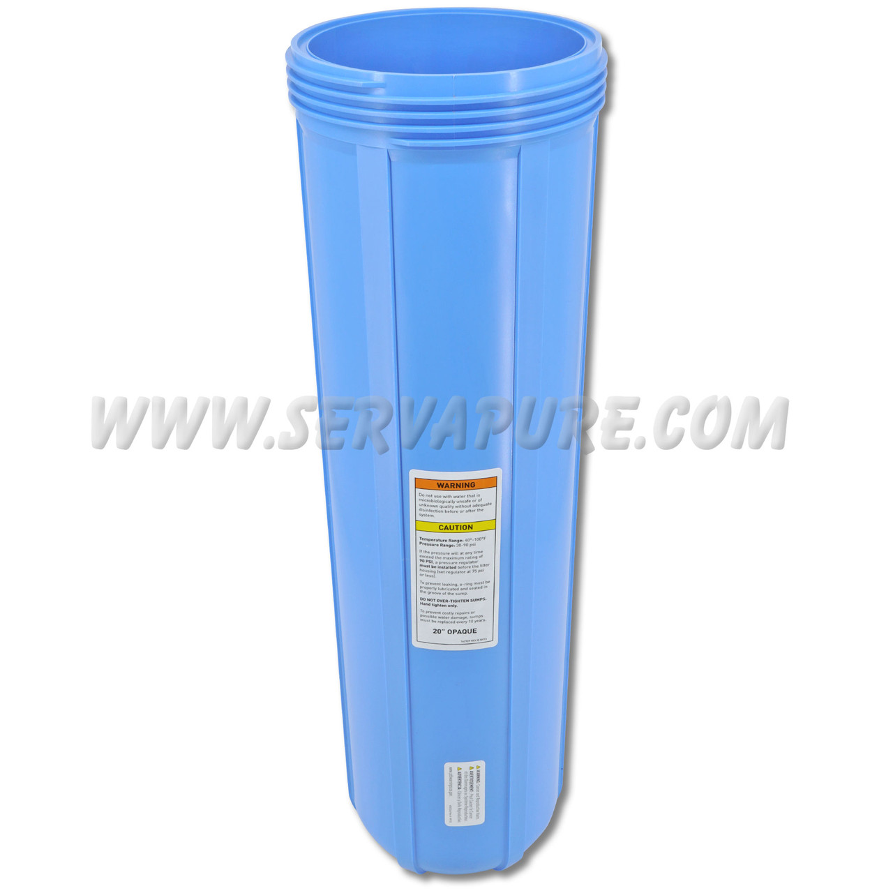 Pentek 153070, #20 Big Blue Sump, Blue | Serv-A-Pure