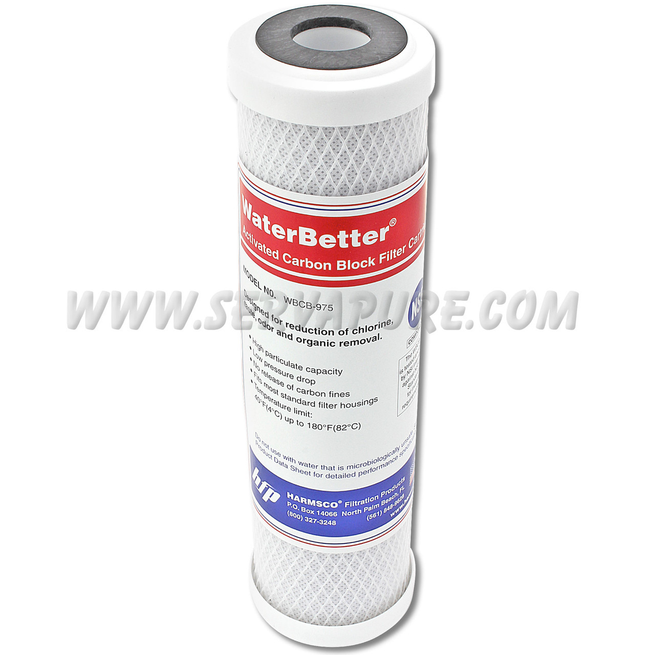 Harmsco WBCB-975, 10 Micron WatterBetter Carbon Block
