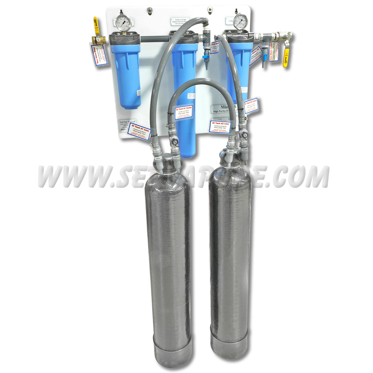 Serv-A-Pure MiniPak-0844 Deionized Water System | Serv-A-Pure