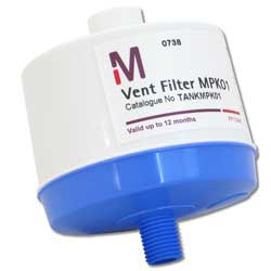 ①【未開封】PE TANK Millipak®Filter TANKMPK01 MilliporeSigma TANKMPK01, Vent Filter for PE Tank (Type 2 Water