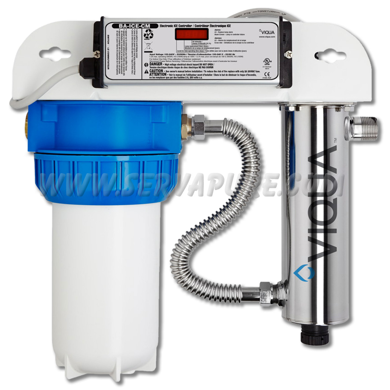 シャロン MQ トゥルーP UVセット OC20 Viqua VH200-F10 Whole House UV System with pre-filtration, 9 GPM