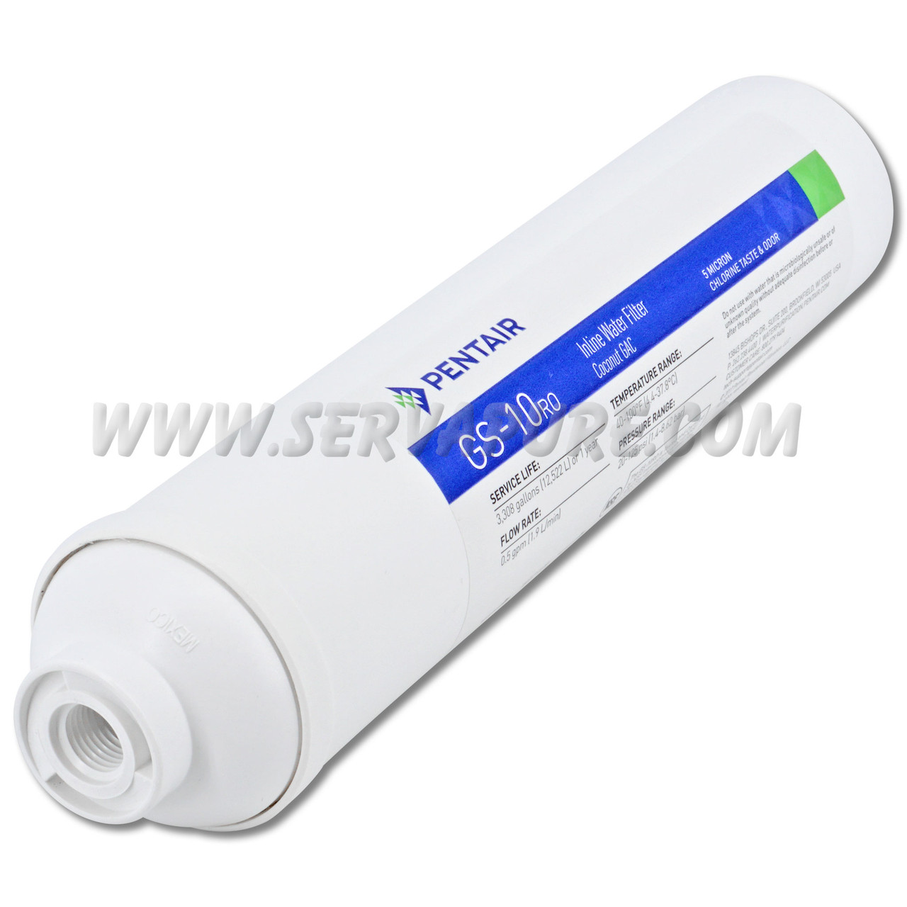 Pentair Pentek CBC-10 カーボンウォーターフィルター 10インチ シンク