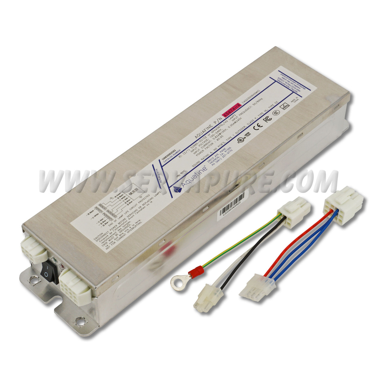 Aquafine 43474-4 Electronic Ballast, 120/240Vac | Serv-A-Pure