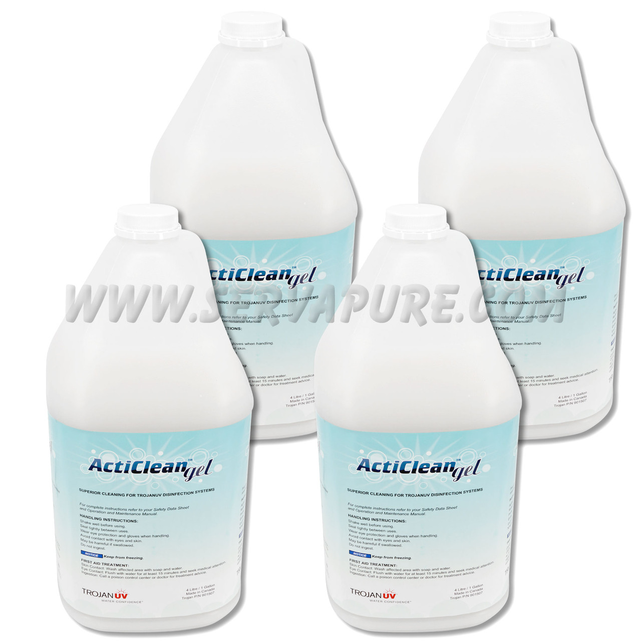 Trojan 901507, Cleaner, Acticlean Gel WW | Serv-A-Pure
