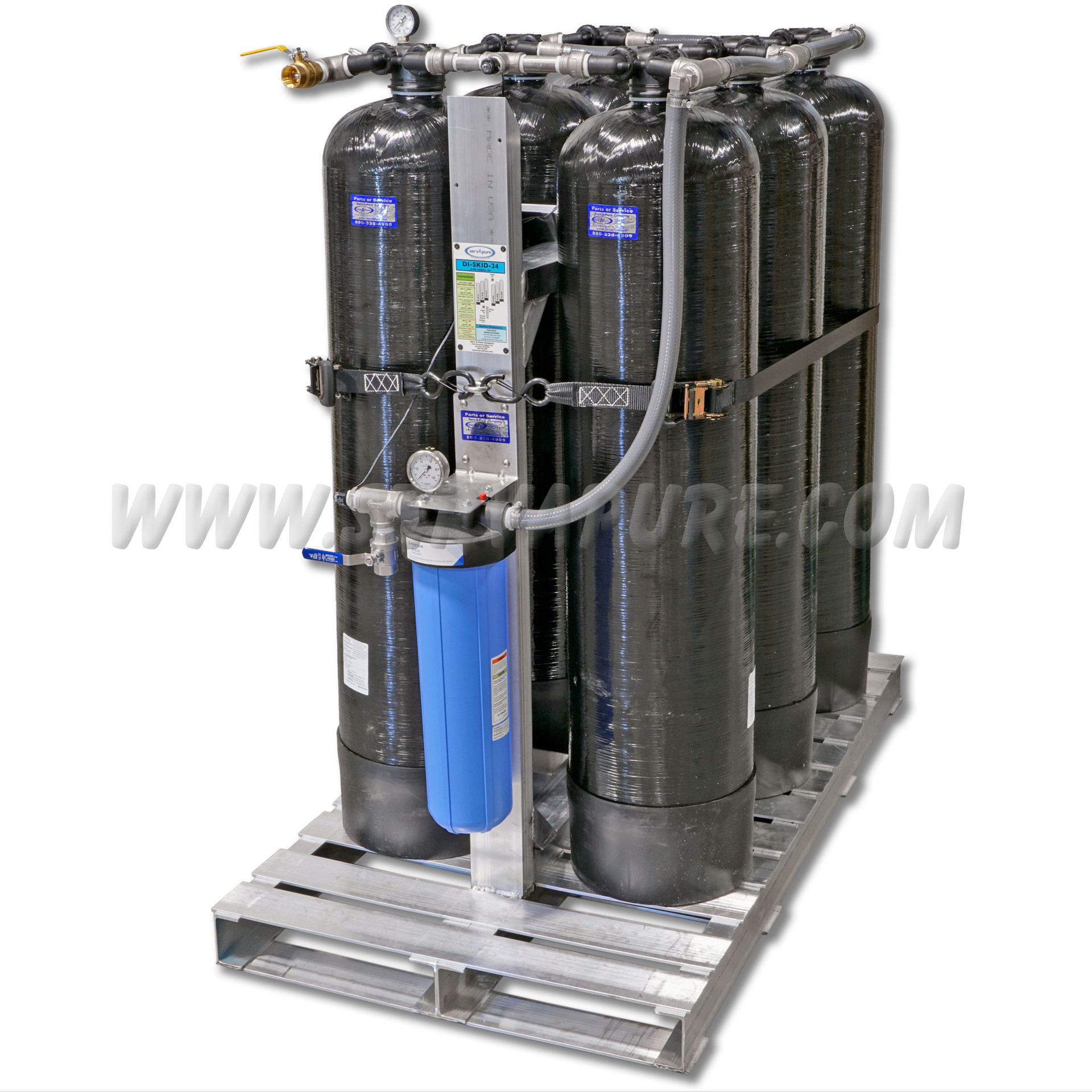 Serv-A-Pure DI-SKID-24 Portable DI Water System | Serv-A-Pure