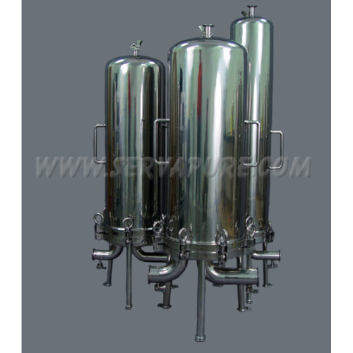 CSH61, 6 Round 10'' Multi Cartridge Sanitary Housing, 316 SS