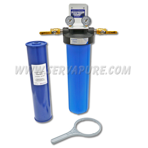 Serv-A-Pure 71200S, Whole House Hydrogen Sulfide/Iron Removal Cartridge Filter System