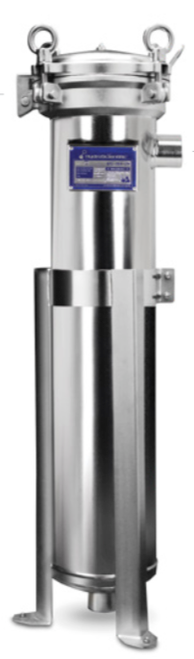 Hydro Scientific BF2-304-2NBC, #2 304 SS Band Clamp Bag Filter Housing, 200 GPM