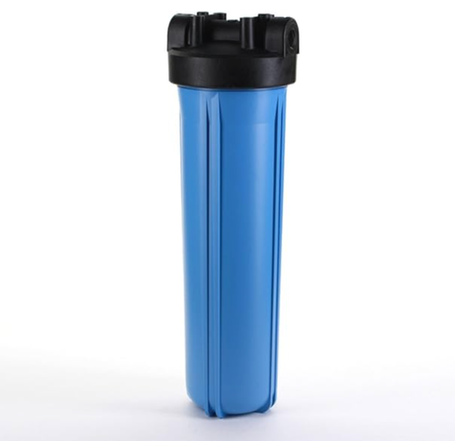 Hydronix HF45-20BLBK15, 20" Blue, 4.5" Body, 1.5" Black Cap Filter Housing