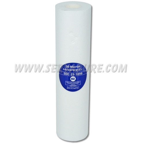 Hydronix SDC-25-1030, Sediment Depth Cartridge, 2.5" x 9-7/8", 30 Micron