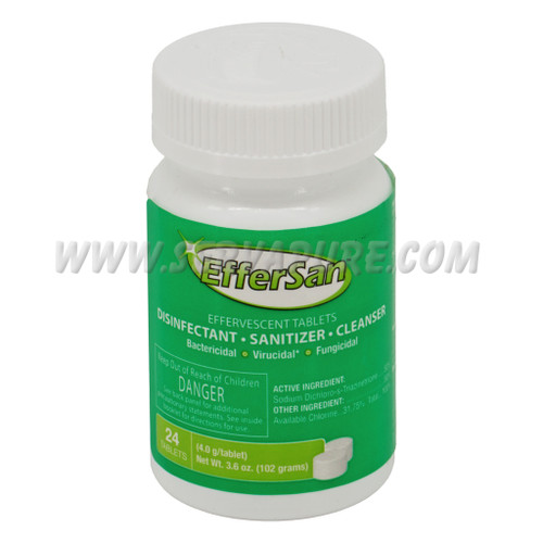 Elga CHGUGU328092, Effersan Sanitization Tablets, Jar of 24