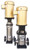 Webtrol NV12B7FE1T NV Series Vertical Booster Pump, 4-22 GPM, 1.5 Hp, 304 SS