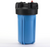 Hydronix HF45-10BLBK34PR, 10" Blue, 4.5" Body, 3/4" Black Cap Filter Housing wPR