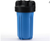 Hydronix HF45-10BLBK15, 10" Blue, 4.5" Body, 1.5" Black Cap Filter Housing