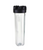 Hydronix HF45-20CLBK34, 20" Clear, 4.5" Body, 3/4" Black Cap Filter Housing