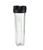 Hydronix HF45-20CLBK10, 20" Clear, 4.5" Body, 1" Black Cap Filter Housing