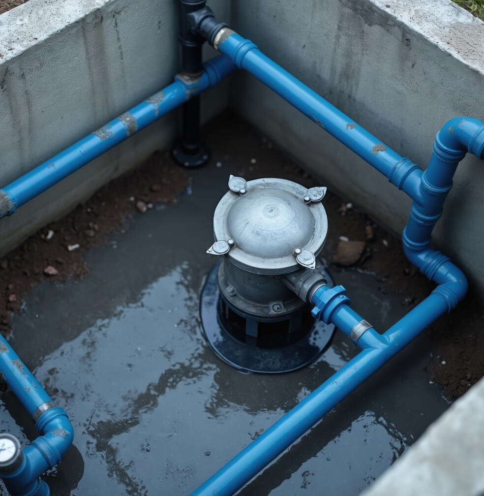 Residential well pump station