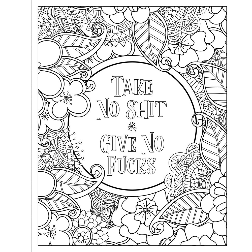 F*cking Fantastic: A Colossal Kick-Ass Coloring Book - Pleasure Superstore