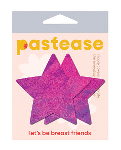 Pastease Hologram Star - Pink O/S