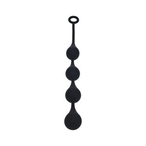 LEVELZ Waterdrop Silicone Anal Balls Large 40 mm Black